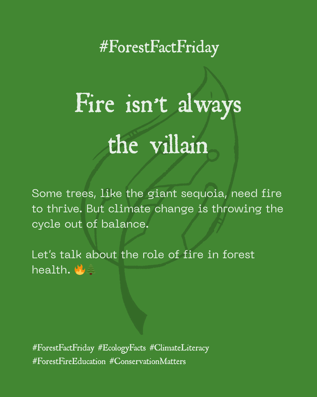Fire isn’t always the villain.